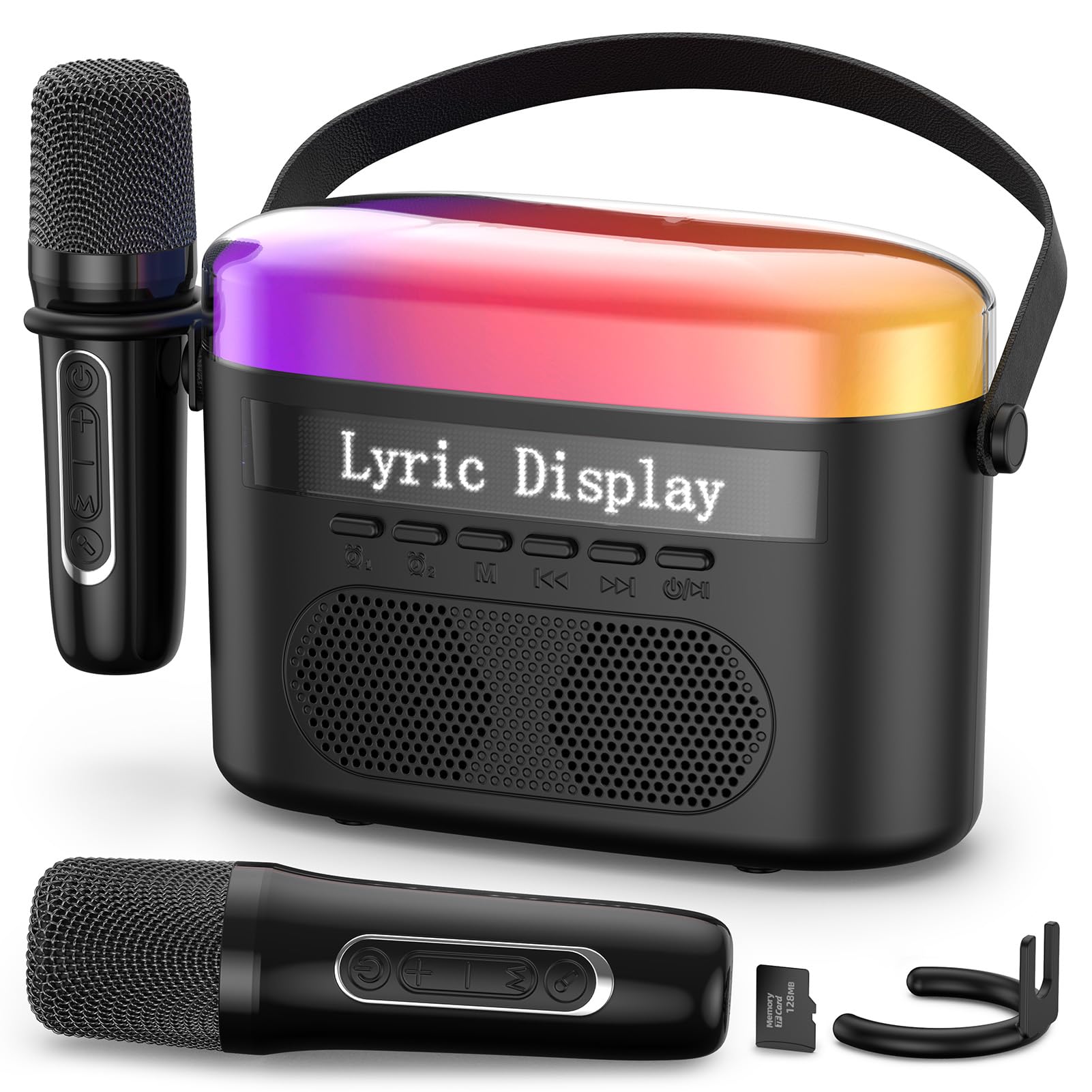 Amazon.com: Karaoke Machine for Kids & Adults with Lyrics Display